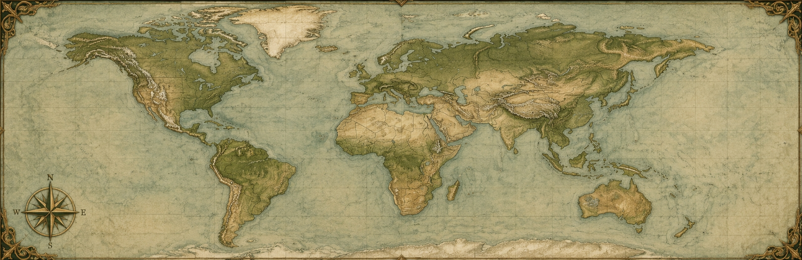 Map in the world
